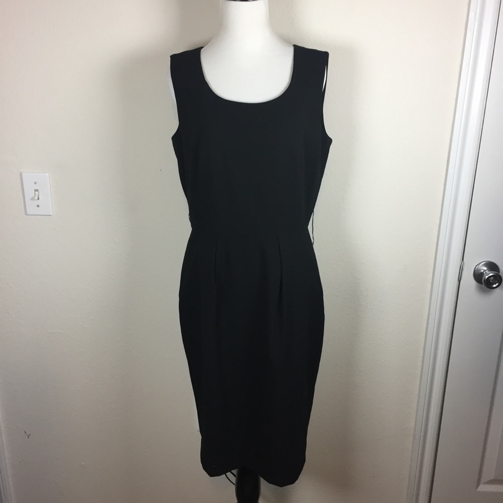 NWT Calvin Klein Solid Black Dress